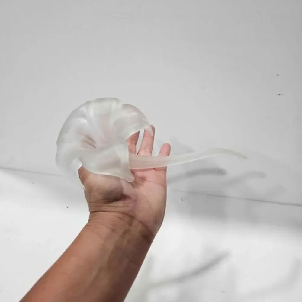 Frosted Glass Flower Decoration